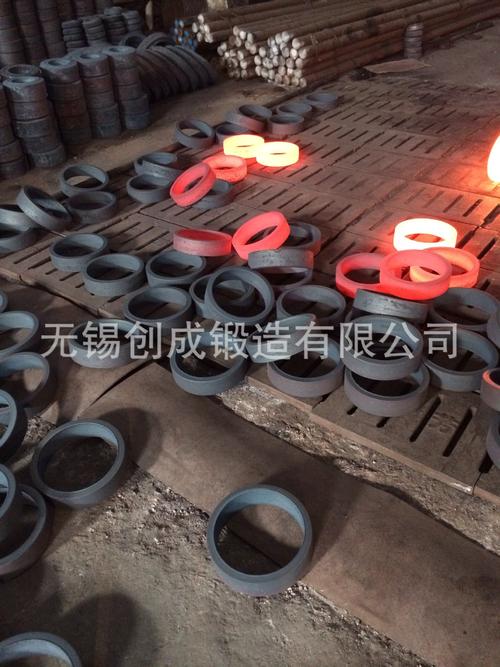 不锈钢轴承钢阀门齿轮环形锻件锻造辗环加工